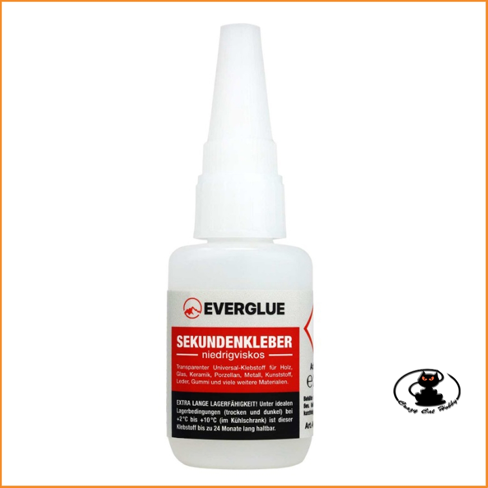 Everglue Cyanoacrylate Super Glue Low Viscosity 20 Gr - 650001 - Yuki Model