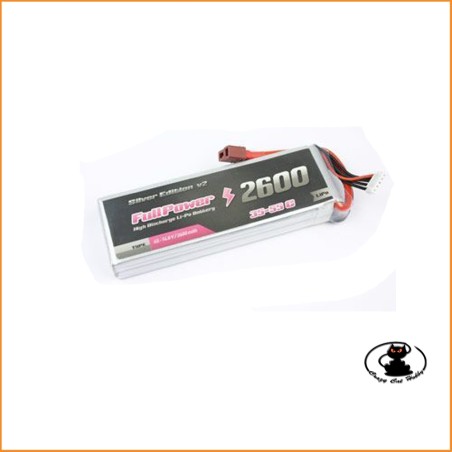 Lipo Battery 3S 2600 mah 35C FullPower V2 - Deans Connector 447689