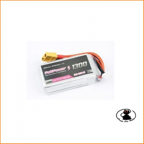 Batteria Lipo 3S 1300 mah 35C XT60 FullPower V2 - 448116