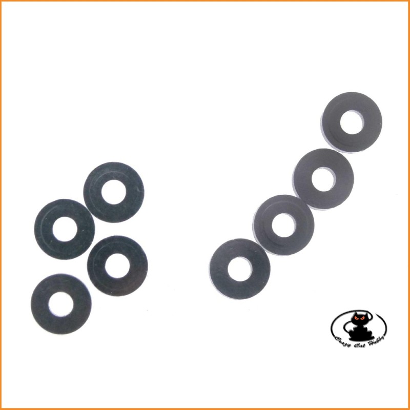 H0181D-G distanziali spessore 3 mm foro 3 mm - Mugen MBX8R-MRX/6X-MTX/7