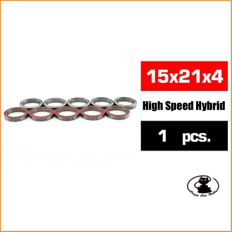 Cuscinetti 15x21x4 mm High Speed Ibridi ZZ/2RS - Ultimate UR7804/10