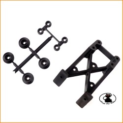 E2429 Supporto Alettone Mugen  (+15 mm ) MBX8R / 8EcoR 4944925042522