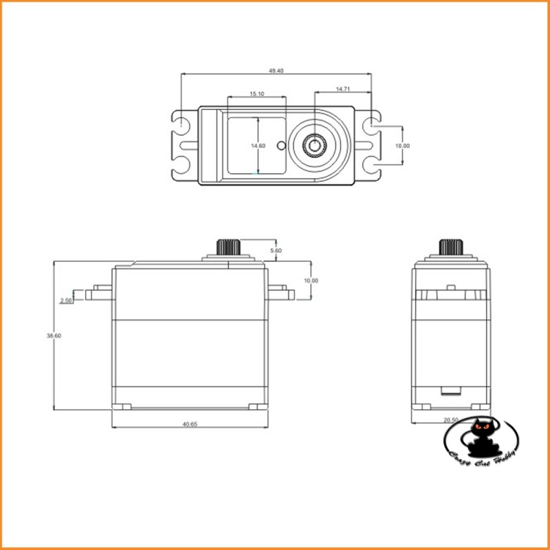 SRT BH6027S Servo Brushless - 27 Kg - 6-8.4 v - 60° 0,075