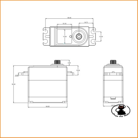 SRT BH6027S Servo Brushless - 27 Kg - 6-8.4 v - 60° 0,075