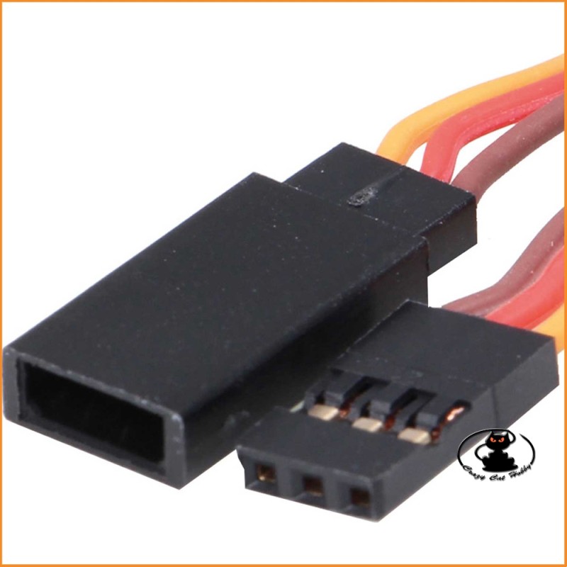 46119 Robbe 10 cm Servo Extension - Jr Hitec Connectors - 357313