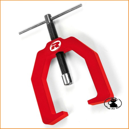 Red Aluminum Puller for .10-.46 Engine Flywheel - Robitronic R06202R