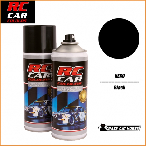 Rc Car Colours - Lexan Spray Paint 150 ml Black 610