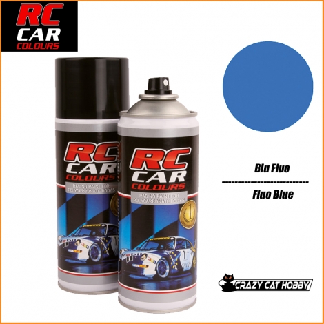 RC Car Colours - Vernice Spray Carrozzerie Lexan 150 ml BLU Fluorescente 1014