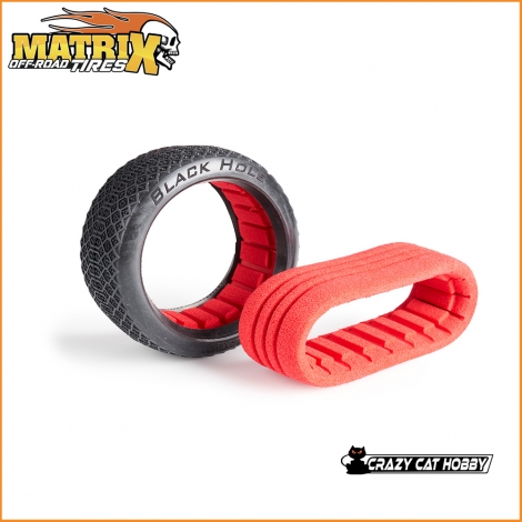 Matrix Off Road Tires BLACKHOLE Super Soft with Insert ( 1 couple ) - IN-BLASS