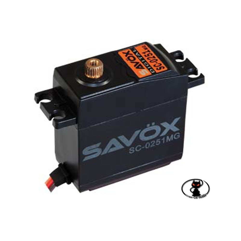 Savox SC-0251 servocomando con ingranaggi in metallo e coppia elevata