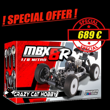 Mugen MBX8R Kit Buggy 4WD Nitro Competizione Scala 1:8 - E2027 ! OFFERTA SPECIALE !