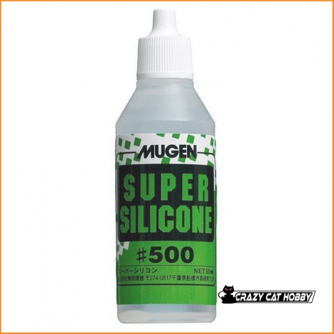 500 CPS SUPER SILICONE SHOCK ABSORBER OIL 50 ml - MUGEN B0325 - 4944925203251