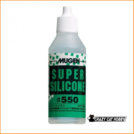 550 CPS SUPER SILICONE SHOCK ABSORBER OIL 50 ml - MUGEN B0333 - 4944925043451