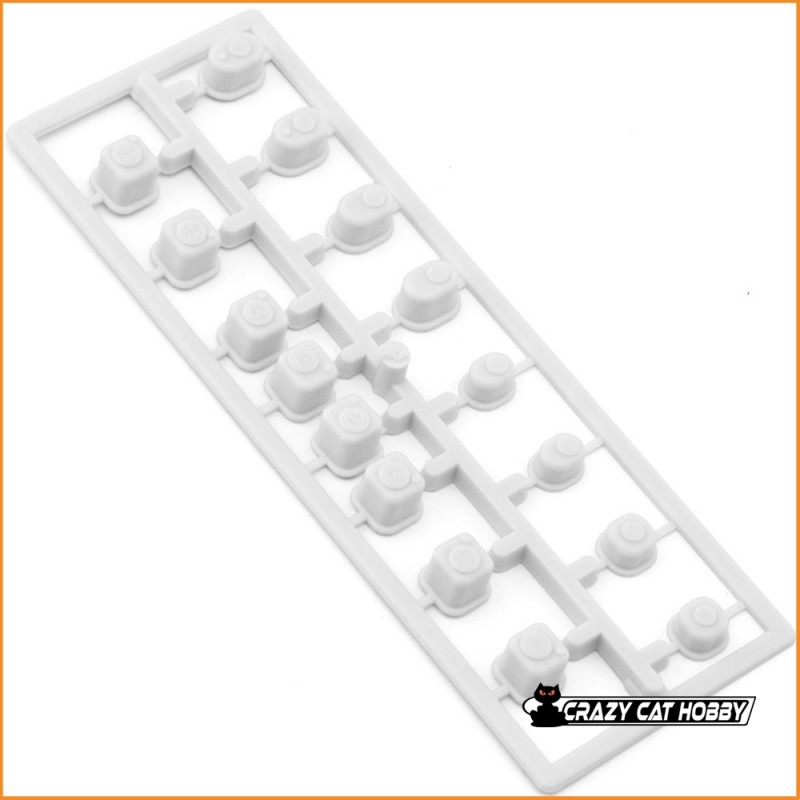 IF616WC New White Suspension Bush Set Kyosho MP10 - 4548565470167