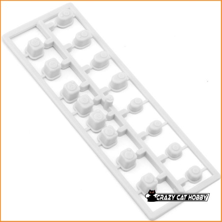 IF616WC New White Suspension Bush Set Kyosho MP10 - 4548565470167