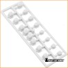 IF616WB BOCCOLE ECCENTRICI NUOVE KYOSHO 2-3,5°MP10 BIANCHE 4548565449415
