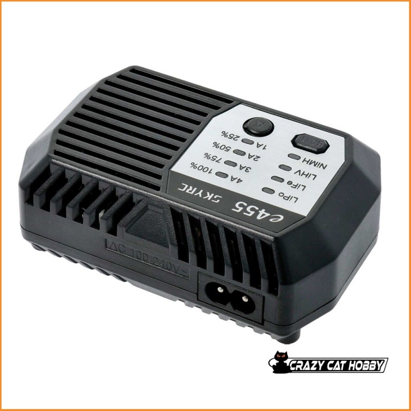 CARICABATTERIE e455 Lipo Lipo Hv LiFe 220V 50W 2-4s - SKYRC