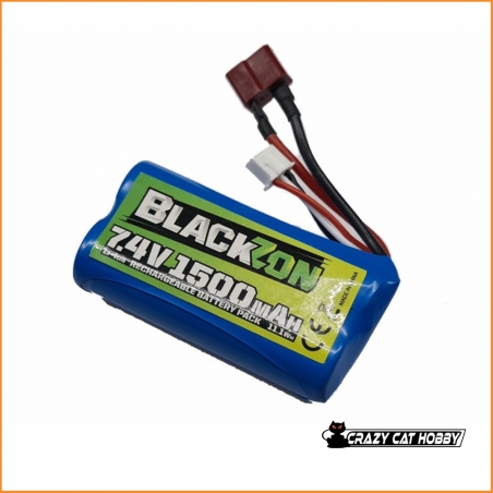 BlackZon Battery Pack Li-Ion 7,4 V 1500 mAh Deans - 540149 - 5700135401493