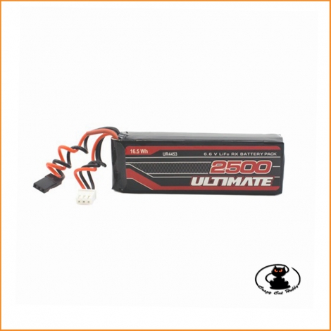 Batteria per ricevente Ultimate LIFE 6.6 V- 2S - 2500 mAh - standard - stick pack - flat - Ultimate UR4453