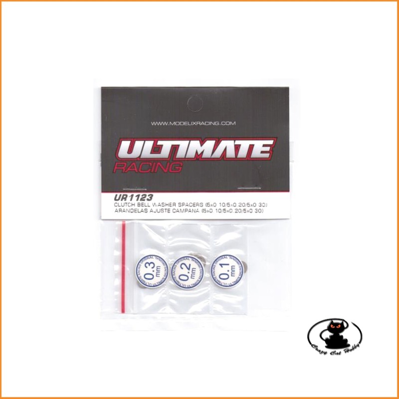 Rasamenti Campana Frizione mm 7x5x0,1-0,2-0,3  ( 15 pezzi ) Ultimate UR1123