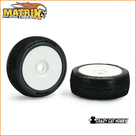 MATRIX OFF ROAD TIRES NEUTRON CLAY SUPERSOFT PRE-GLUED ( 1 couple ) - 000000000383