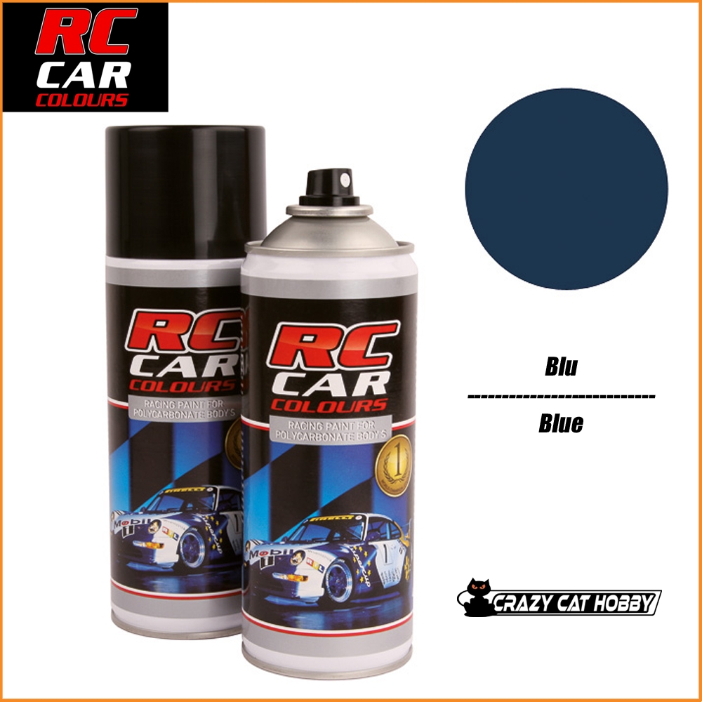 RC CAR COLOURS - POLYCARBONATE SPRAY PANT - 150 ml - BLUE- RCC216 - 5412966222160