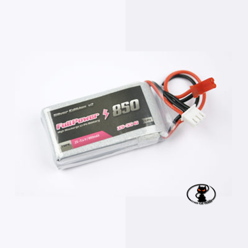 Batteria Lipo 2S 850 mah 35C FullPower V2