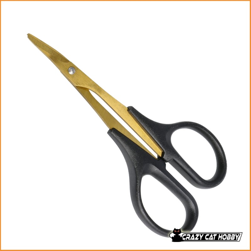 CURVED SCISOR HSS TITAN PLATED - RA50371