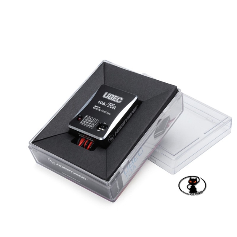 Hobbywing UBEC 10A 2-6S lipo con interruttore
