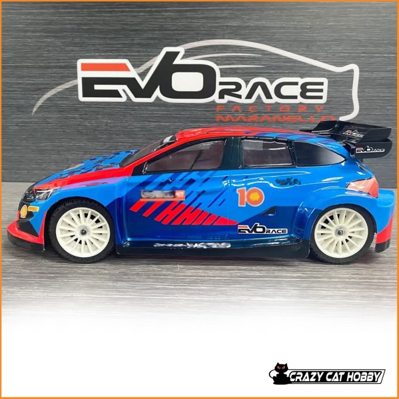 CARROZZERIA RALLY 1/10 190 mm TRASPARENTE i20 EVO RACE FACTORY- ERi20