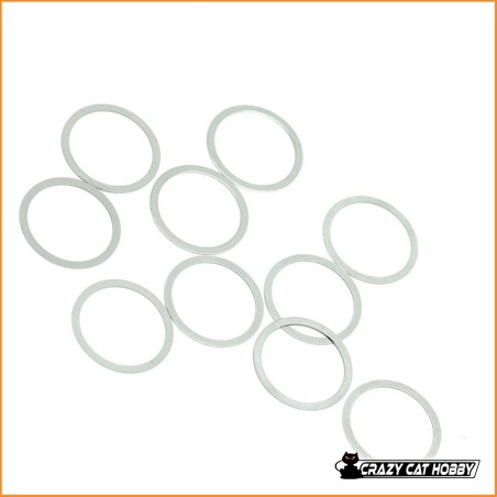 S-Workz shim 13x16x0.2 mmm (10) - SW101018