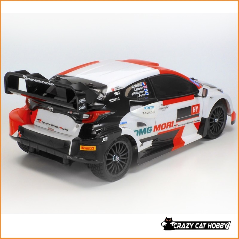 TOYOTA GAZOO RACING WRT GR YARIS RALLY TAMIYA 4WD KIT TT-02 ELECTRIC MOTOR AND ESC INCLUDED  58716