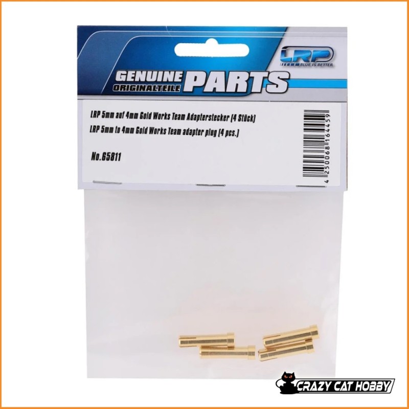 LRP CONNETTORE ADATTATORE DA 5 A 4 MM (4 pz)