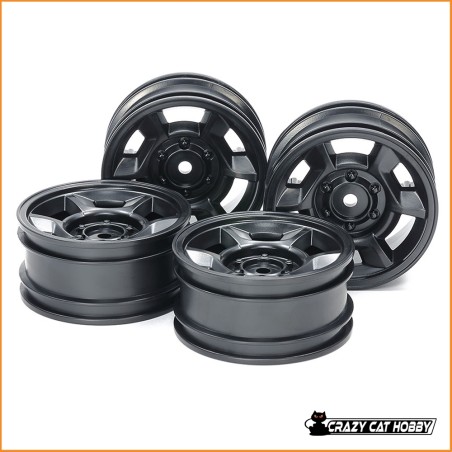 TAMIYA DEFENDER TYPE RC WHEEL OFFSET +4 mm 1:10 RC CAR - 51688 - 4950344516889