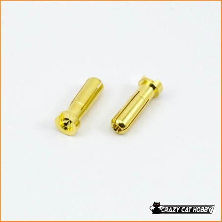 5 mm BULLET CONNECTOR MALE - ULTIMATE UR46110 - 8435127308722