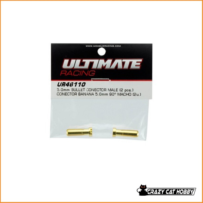 5 mm BULLET CONNECTOR MALE - ULTIMATE UR46110
