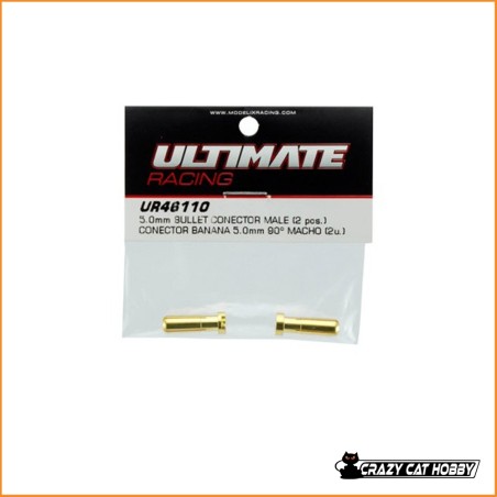 5 mm BULLET CONNECTOR MALE - ULTIMATE UR46110