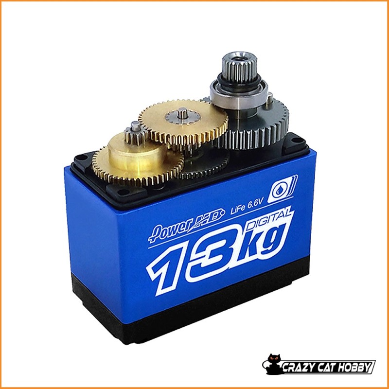 POWER HD DIGITAL SERVO 13 kg WATERPROOF 4.8-6.6 V - LW-13MG - 6939680131312