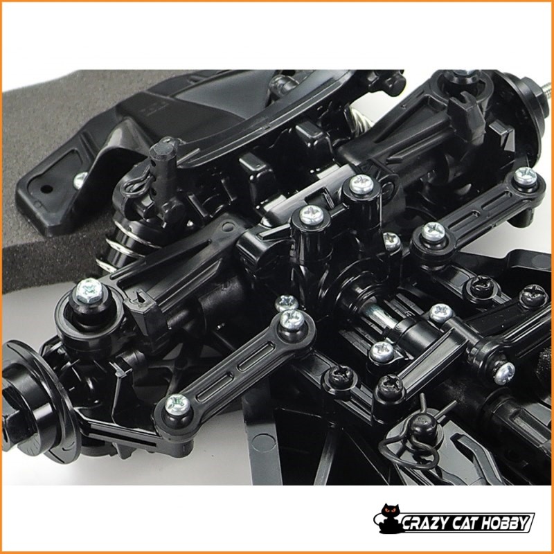 TAMIYA MITSUBISHI LANCER EVO V 4WD KIT DA MONTARE (TT-02) MOTORE E REGOLATORE BRUSHED  (ESC )  INCLUSI 58713