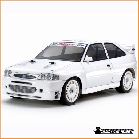 TAMIYA FORD ESCORT CUSTOM 1998 KIT DA MONTARE (TT-02) MOTORE E REGOLATORE INCLUSI 58691 - 4950344066094