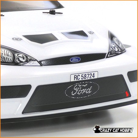 TAMIYA FORD FOCUS RS CUSTOM 2003 4WD  (TT-02) ELECTRIC MOTOR INCLUDED - 58724