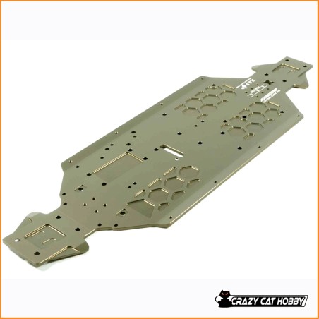 SW-338125 S35-4E-EVO T7075 ALUMINUMLIGHTENED MAIN CHASSIS - SWORKZ