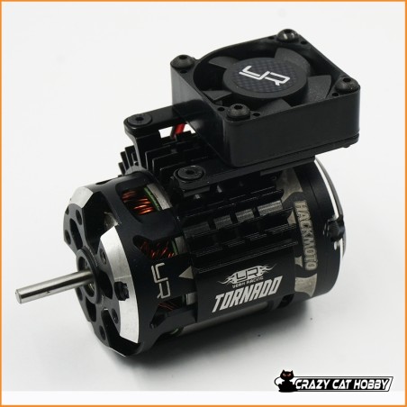 ALUMINIUM 540 550 MOTOR HEAT SINK TORNADO FAN BLACK - YA-0653BK YEAH RACING -