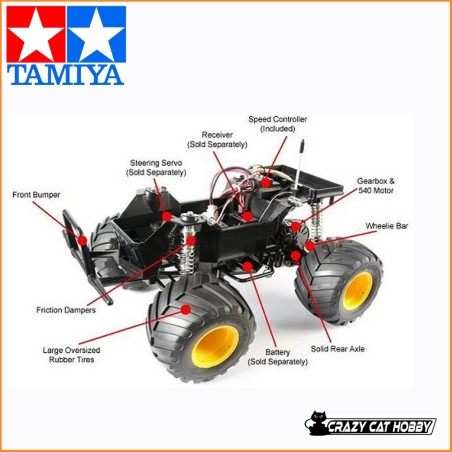 TAMIYA XSA MIDNIGHT PUMPKIN KIT 1:12  TA46705