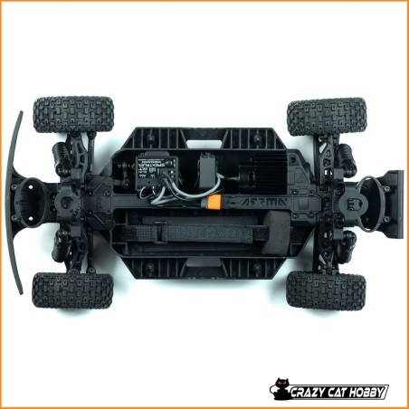 ARRMA MOJAVE GROM 4x4 SMART 1/16 SHORT COURSE ROSSO/NERO RTR TELAIO