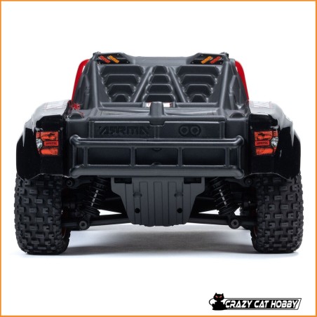 ARRMA MOJAVE GROM 4x4 SMART 1/16 SHORT COURSE ROSSO/NERO RTR POSTERIORE