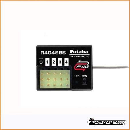 RECEIVER FUTABA R404SBS 4 CHANNEL - FU115 - 4513886035388