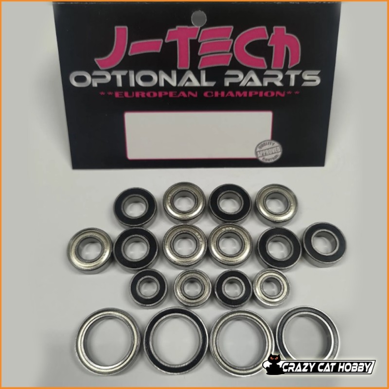 KIT CUSCINETTI Z/RS PER MUGEN MBX8 - 18 pezzi - J-TECH - JT057