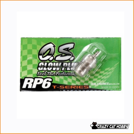 TURBO GLOW PLUG RP6 MEDIUM - OS ENGINES 71542070 - 4531028607668