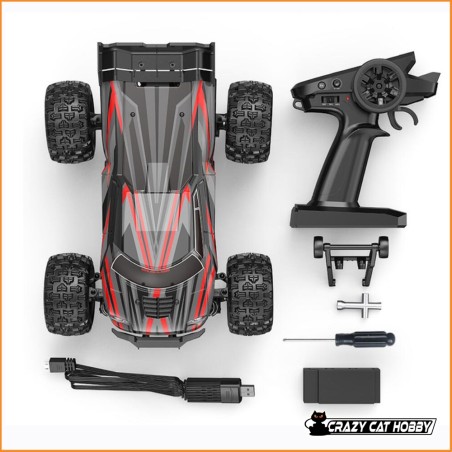MONSTER TRUCK 1/16 RTR OFF ROAD TRUCK BRUSHLESS - NERO ROSSO - 16210